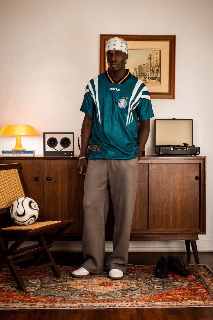 Germany 🇩🇪 1996 Away Retro Jersey Tshirt in green