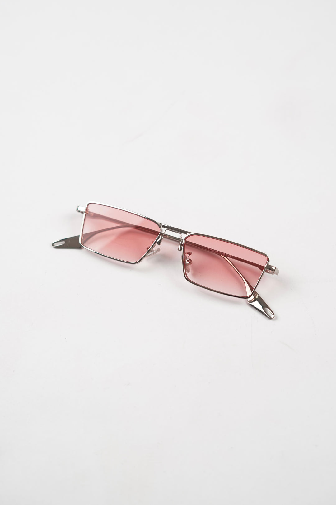 Pink zombie Lens Slim Rectangular Aviator Sun glasses