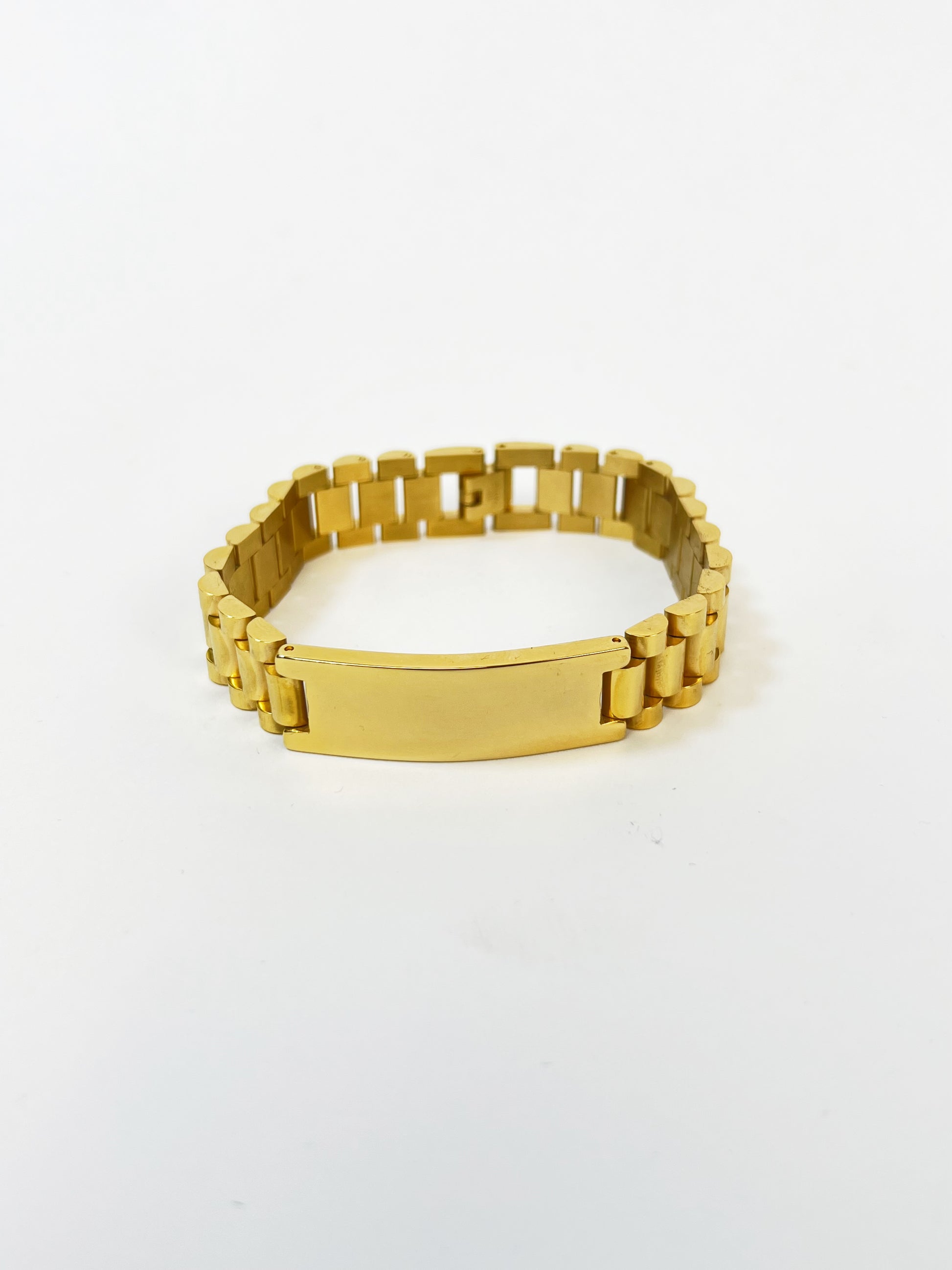 Chain Link bracelet in Gold – Garmisland