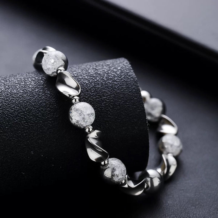 Crystal bead bracelet