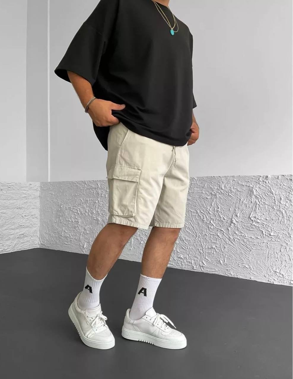 Difransel Cargo shorts in beige