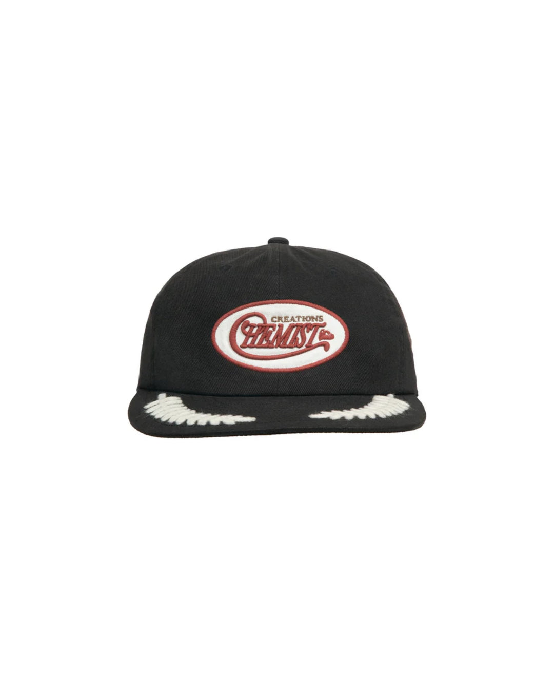 Creations hemst embroidery cap in black