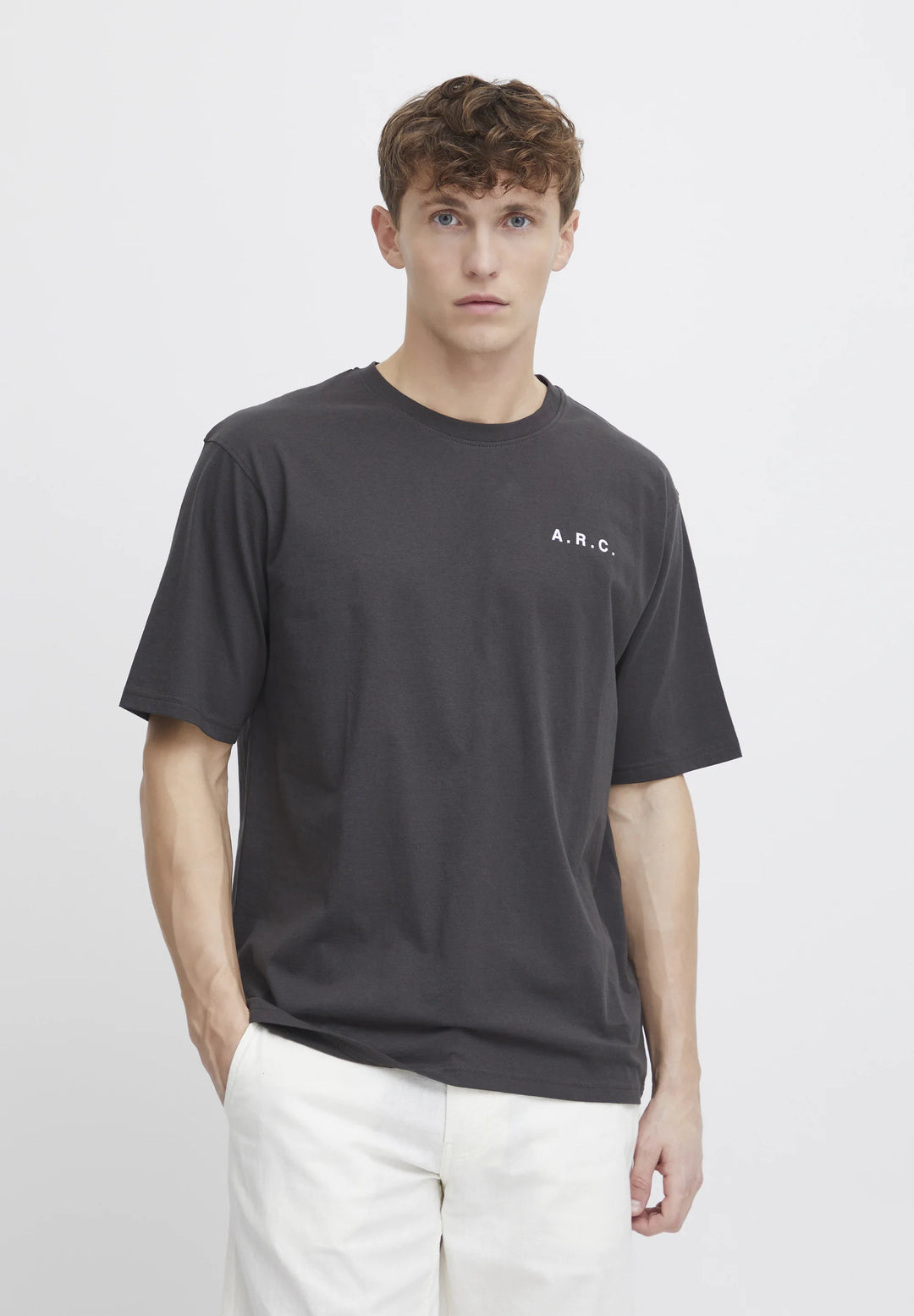 Solid Elam shirt in raven