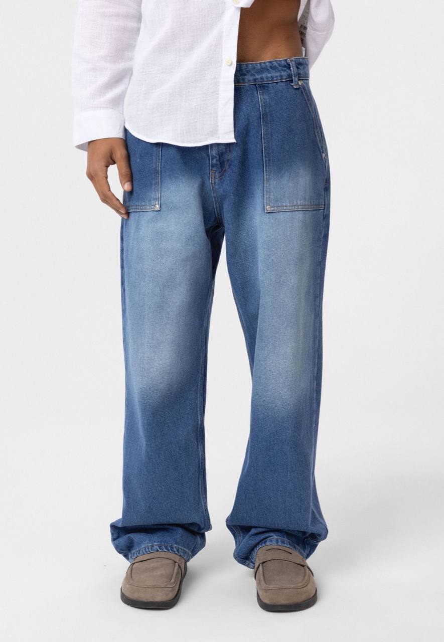 Vamos Baggy Jeans in Blue