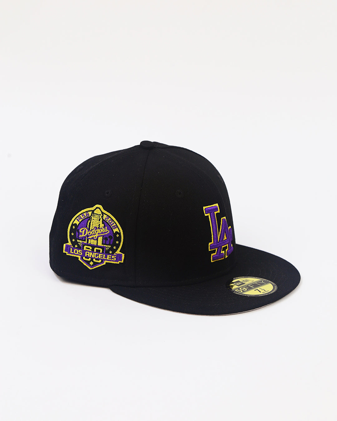 LA Dodgers 60th Anniversary Fitted Snapback in Black