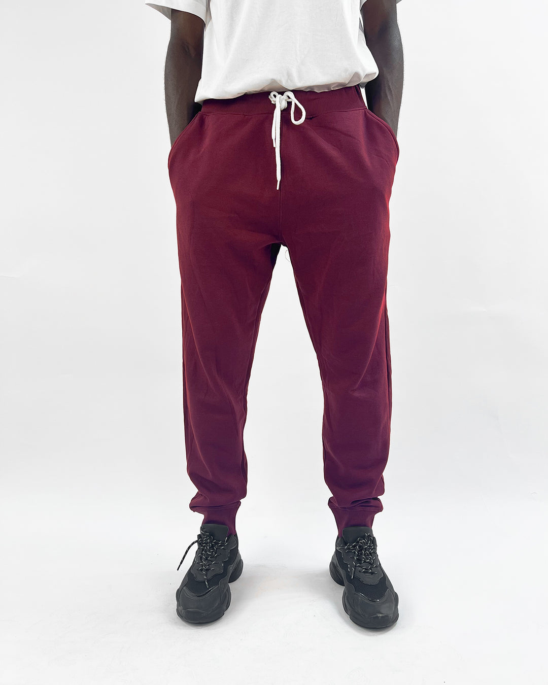 Old navy jogger pants in wine