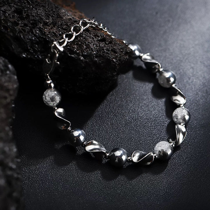 Crystal bead bracelet