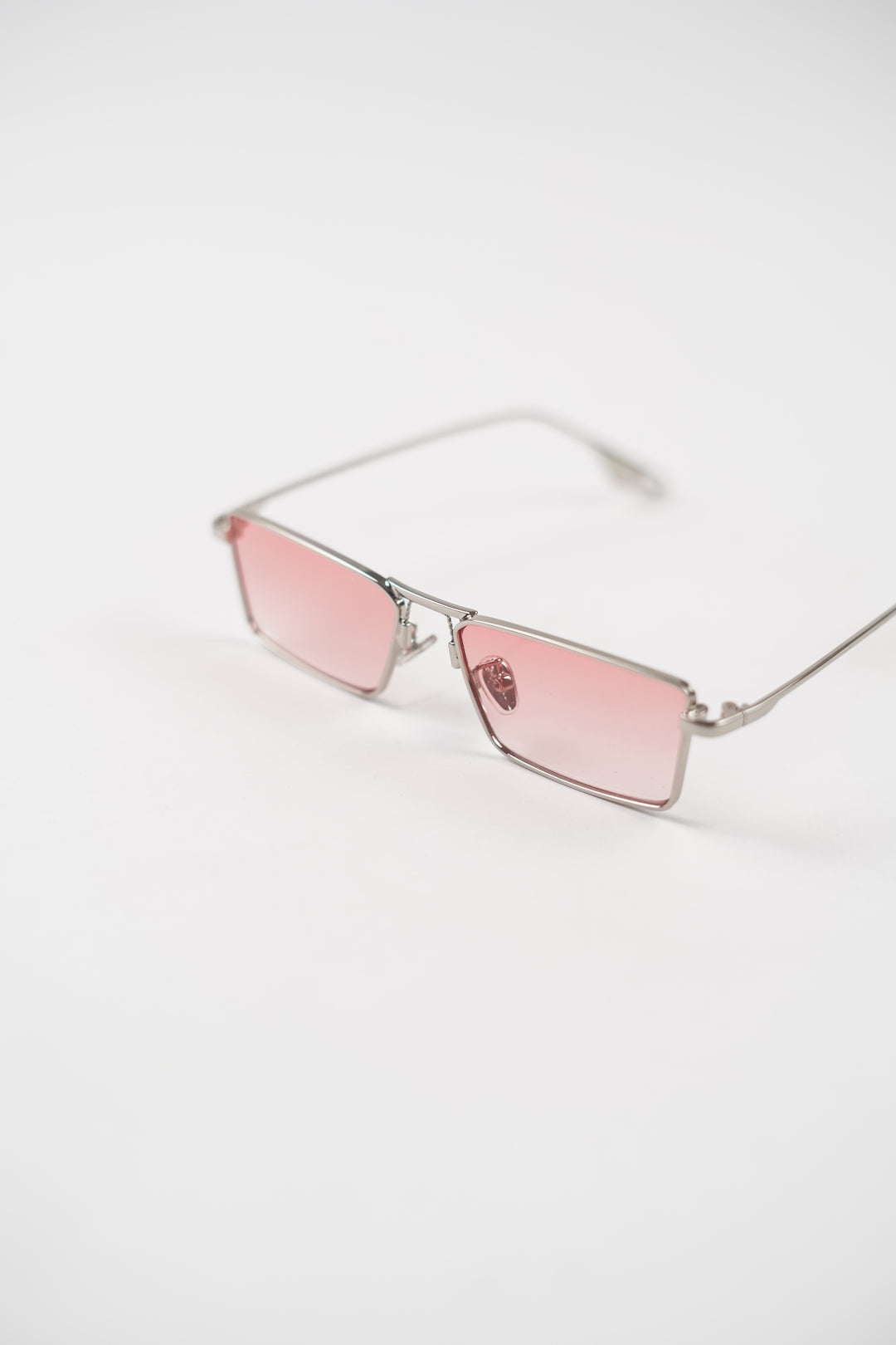 Pink zombie Lens Slim Rectangular Aviator Sun glasses
