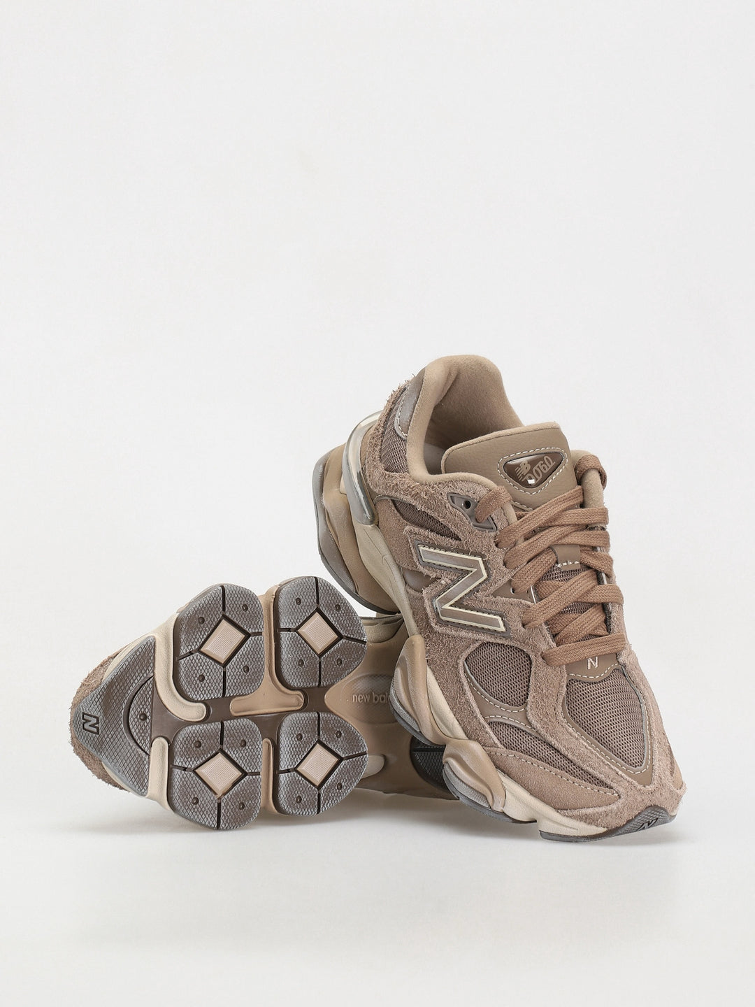 New Balance 9060 Trainers in Mushroom