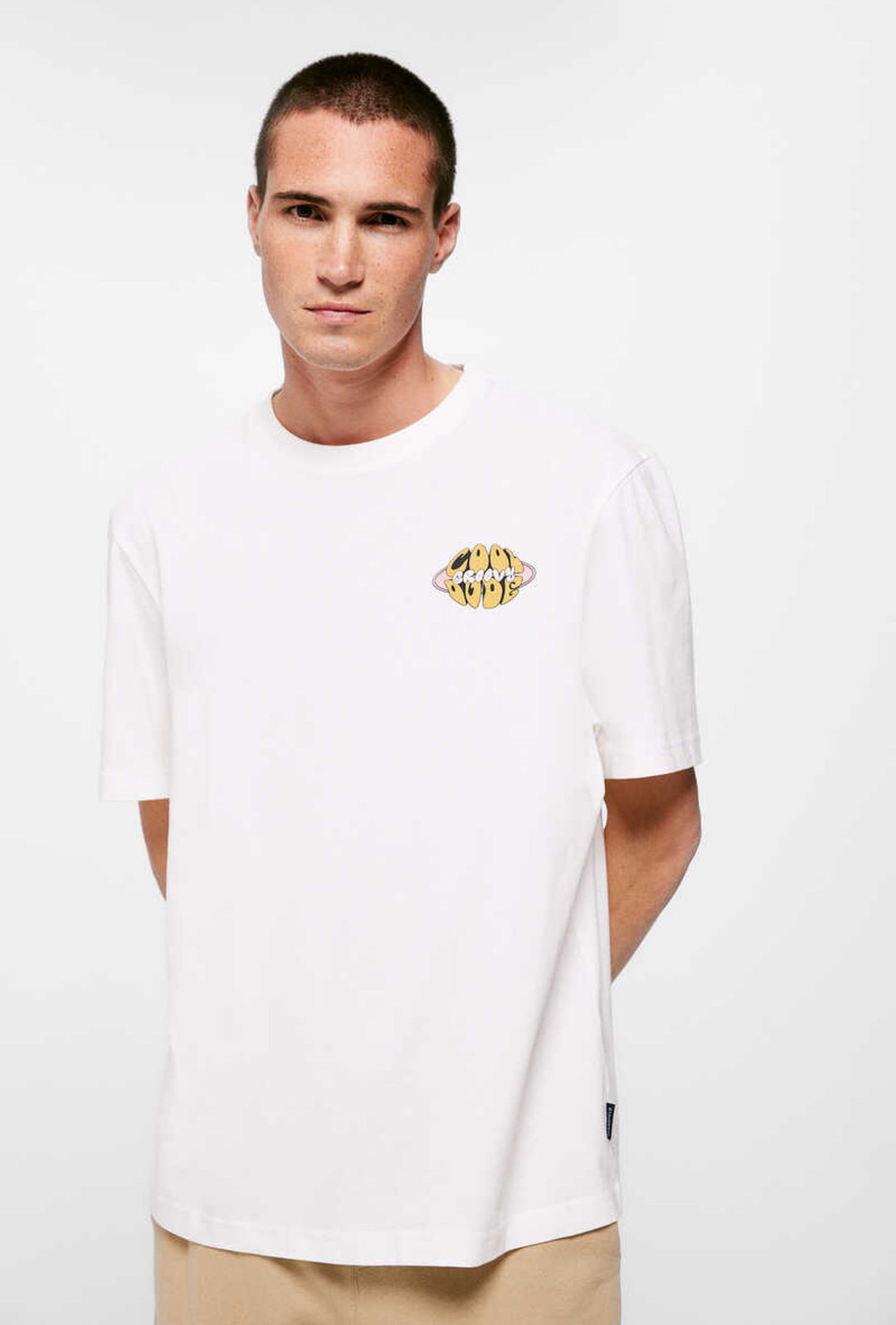 Springfield Groovy T-shirt in white