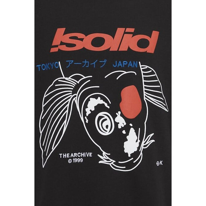 Solid Japan print Sweatshirt