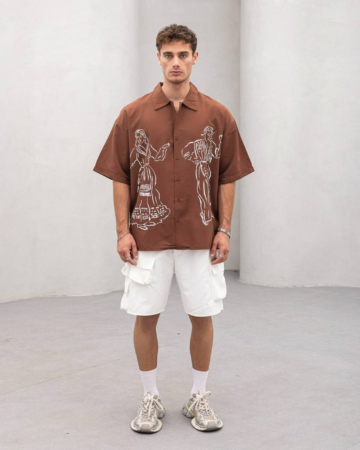 2morrow Terra Art Shirt in brown