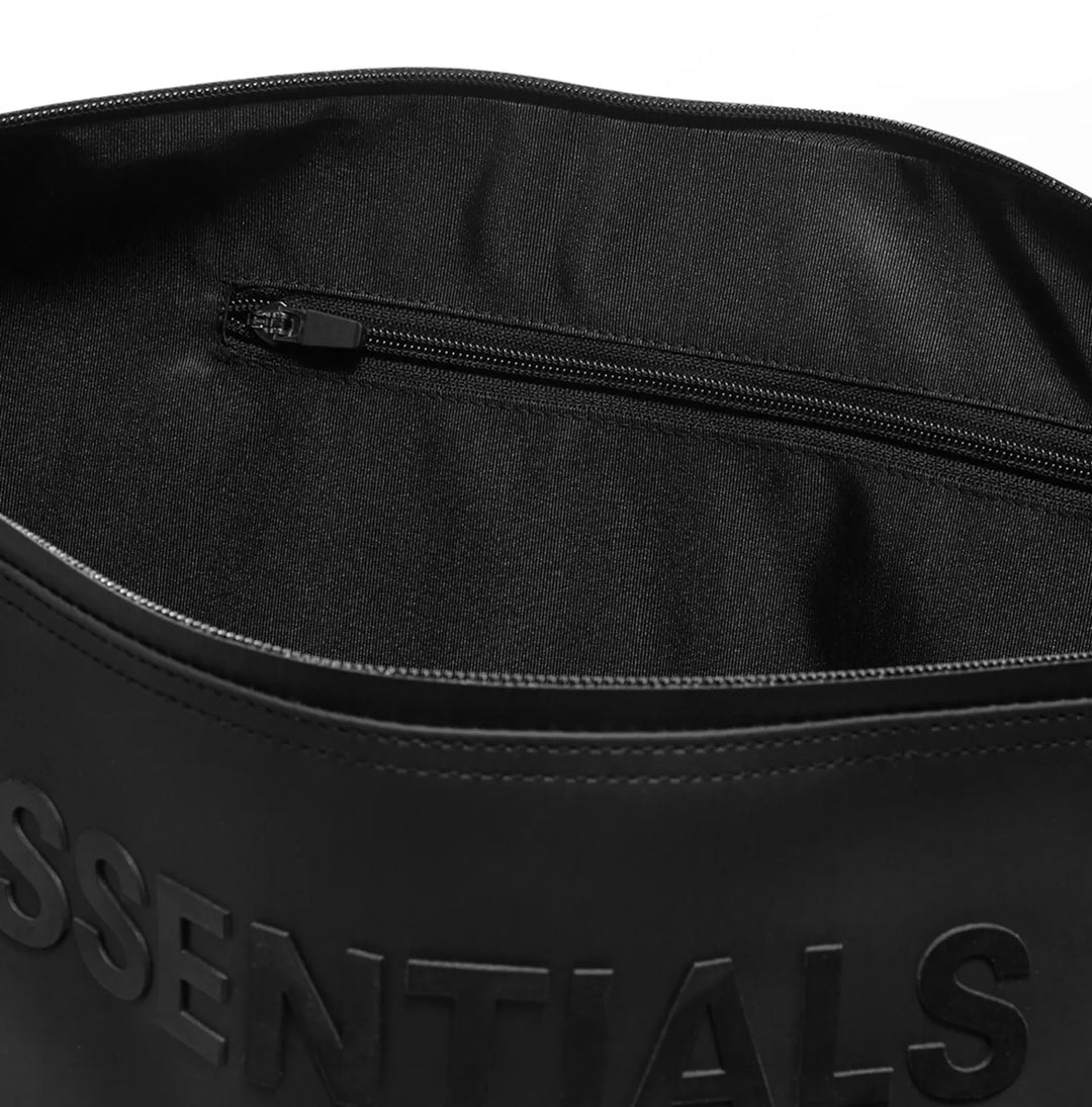 Essentials jumbo duffel bag in black