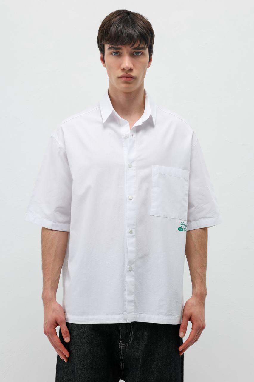 Vamos Phoenix Champs Oversized Shirt in White