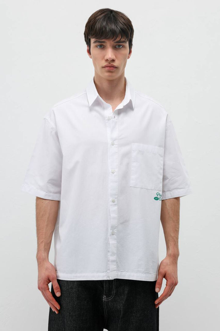 Vamos Phoenix Champs Oversized Shirt in White