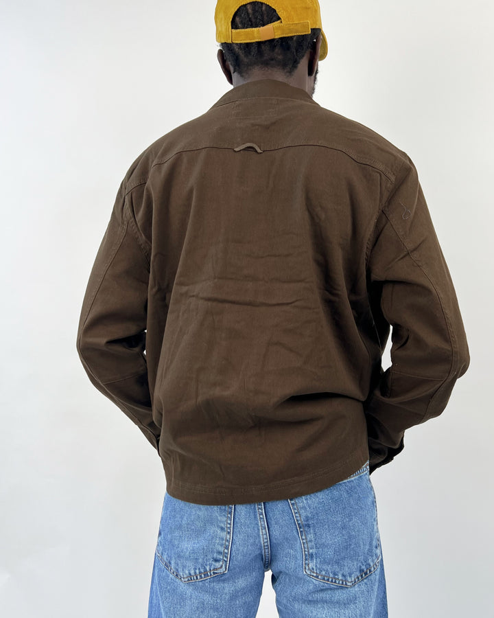 Blend overshirt in brown