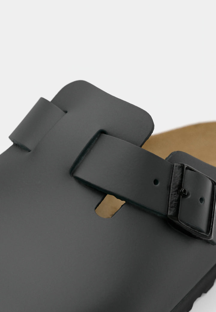 Birkenstock Boston Clogs Slides in Matte Black