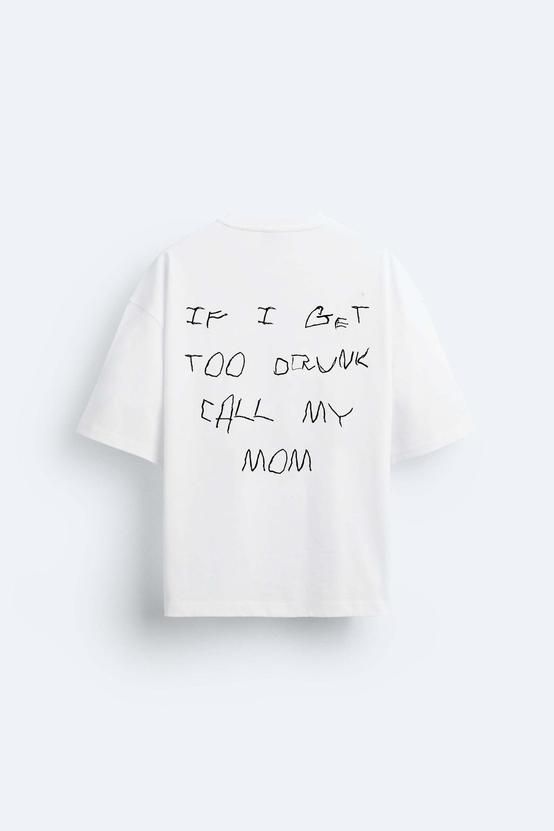 Drunken T-shirt in white