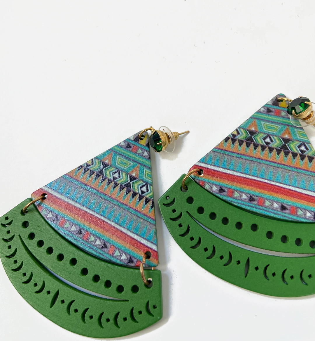 Patrick’s faux earrings