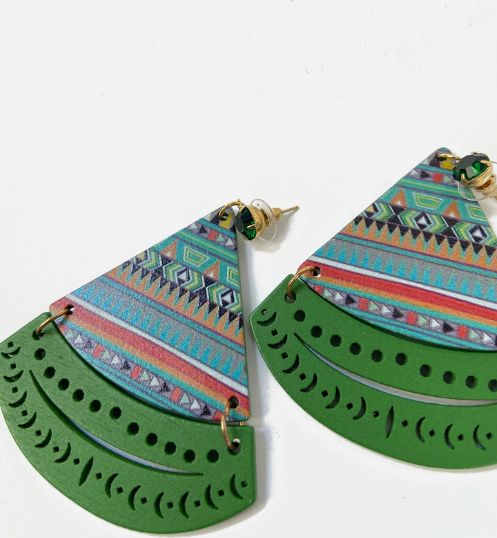 Patrick’s faux earrings