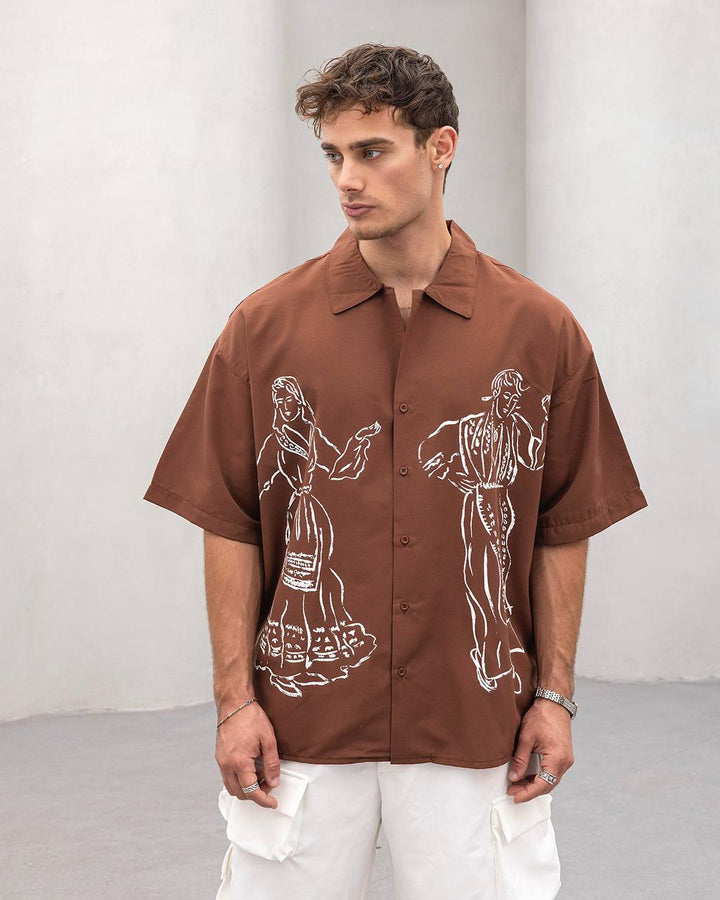 2morrow Terra Art Shirt in brown