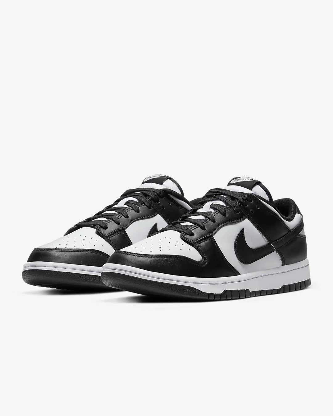 Nike Dunk Low Retro Trainers in black and white
