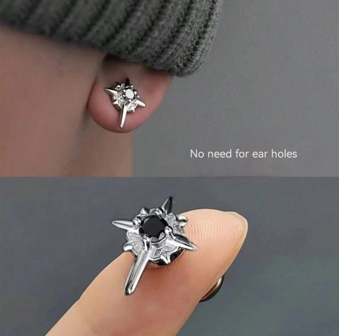 Star studded magnetic earring