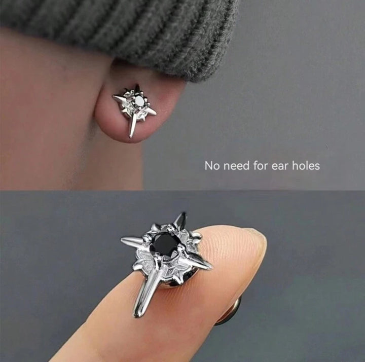 Star studded magnetic earring