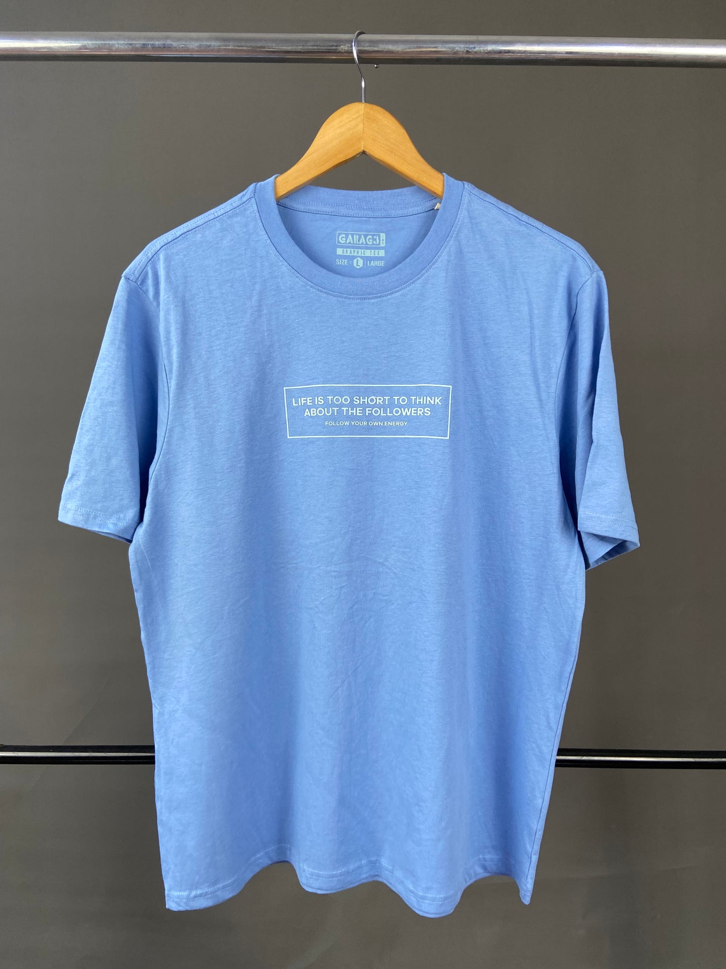 Garage text print t-shirt – Garmisland