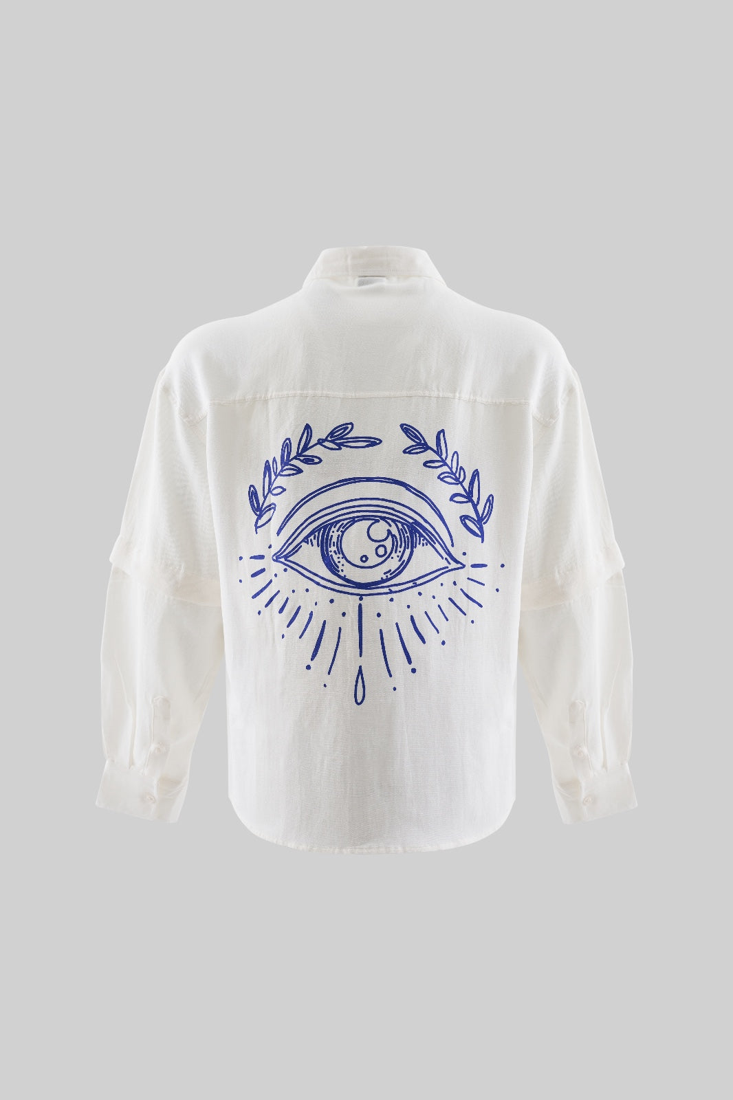 Machinist detachable Shirt in White