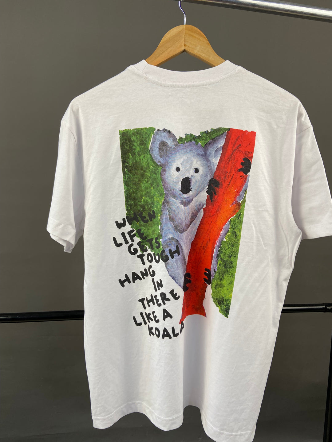 Rumah koala backprint t-shirt