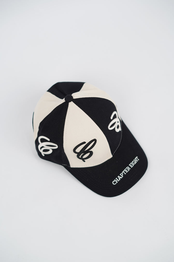 Caliente Logo Two toned Baseball Cap in Black