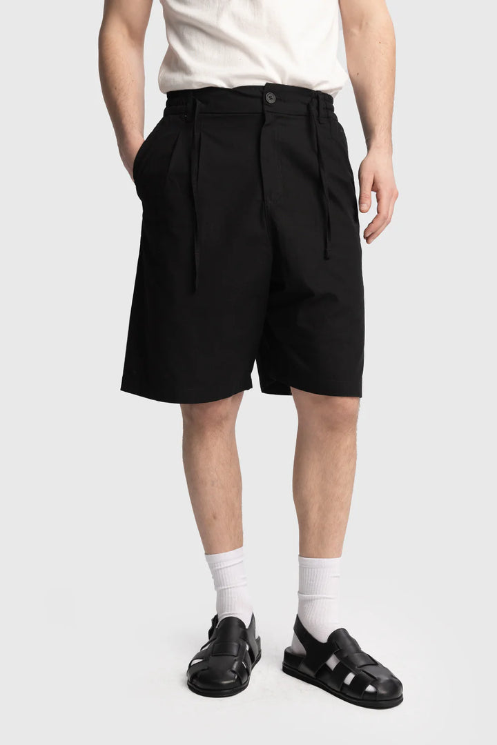 Giesto Linen shorts in black