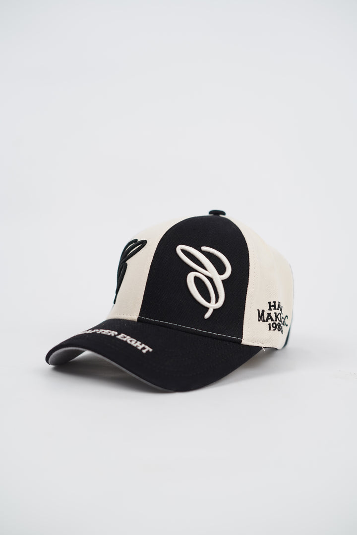 Caliente Logo Two toned Baseball Cap in Black