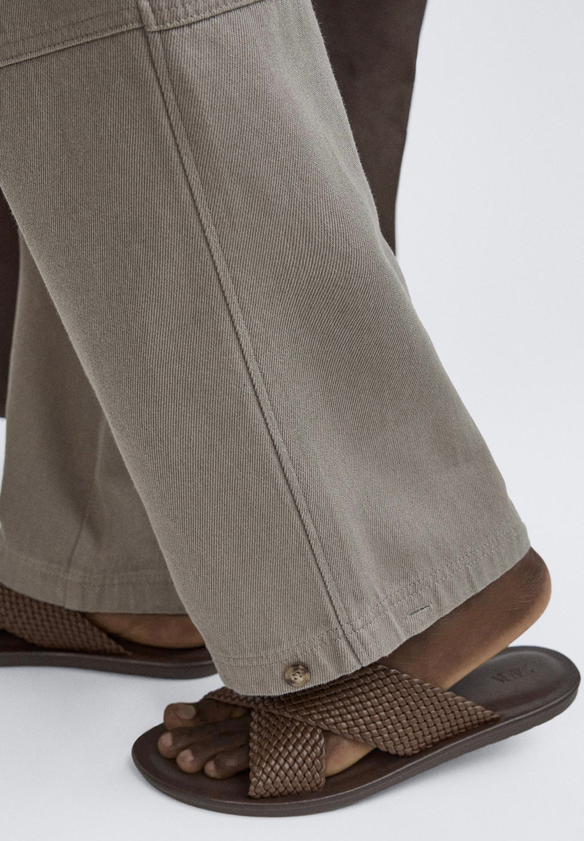 criss cross braided sandals