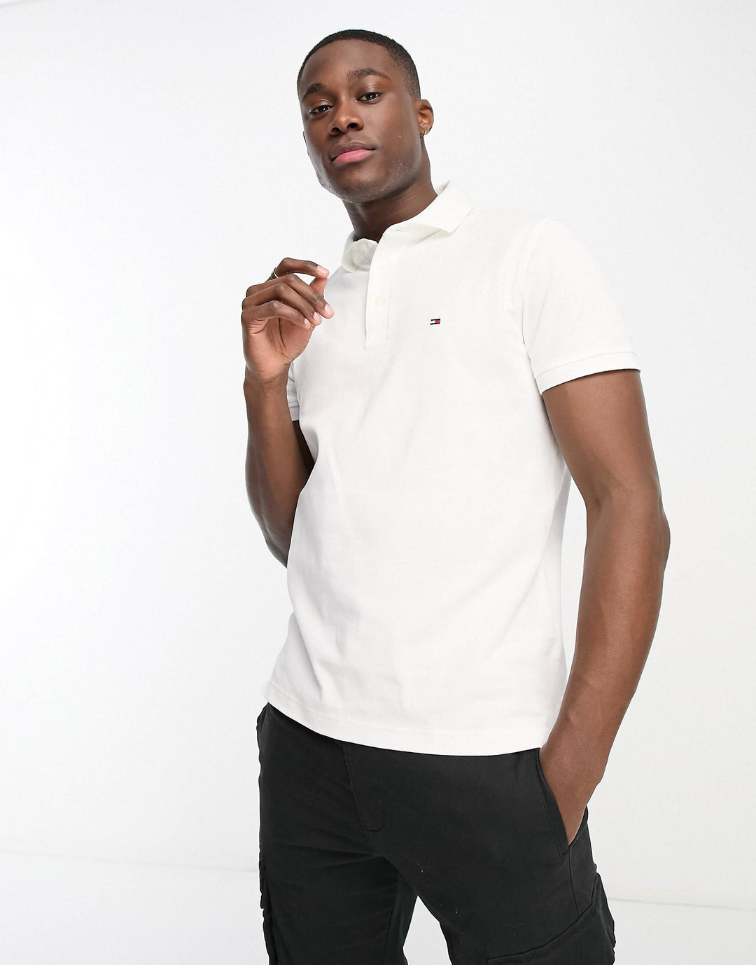 Tommy Hilfiger polo shirt in white