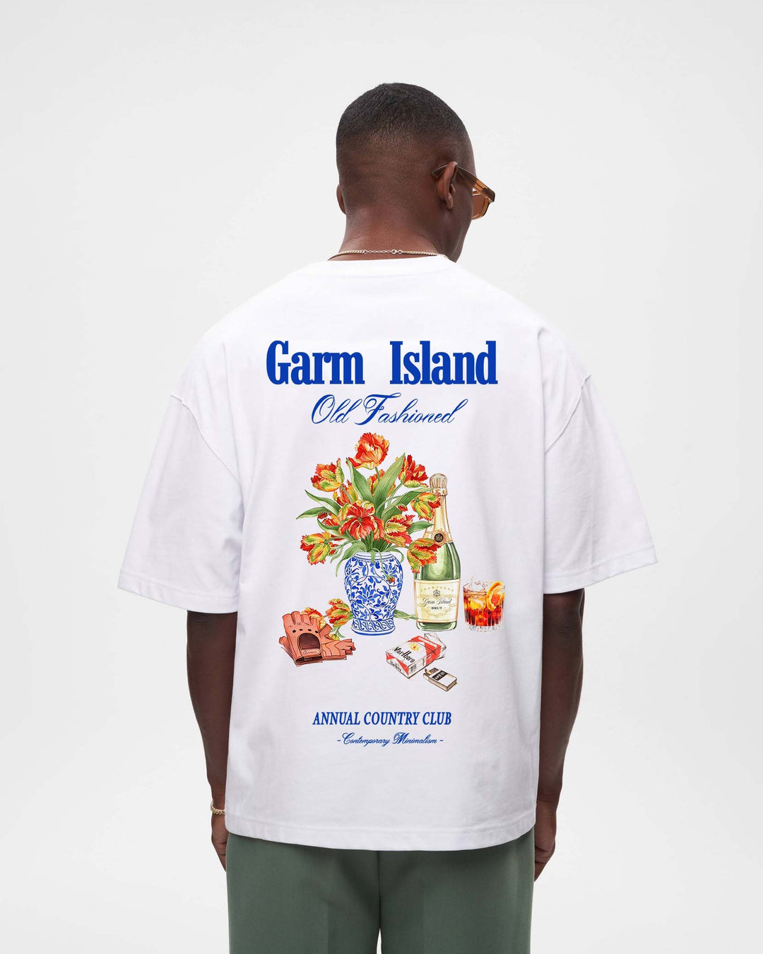 Garm Island Maison De Vetements Old Fashion Premium T-shirt in White