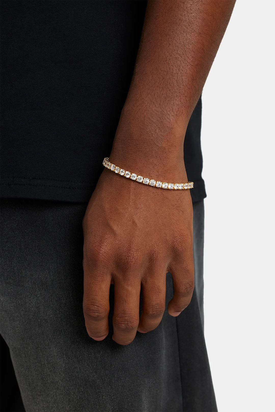 5MM Tennis bracelet in gold