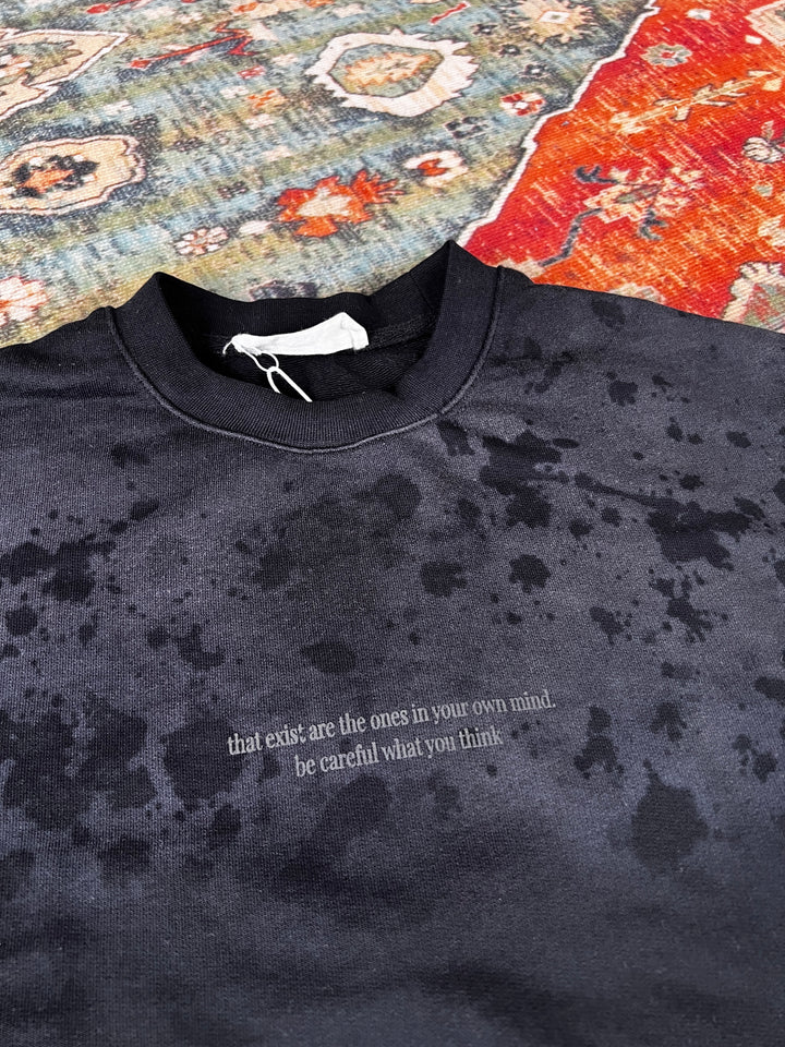 Retro Club Drop Splash T-shirt in Black