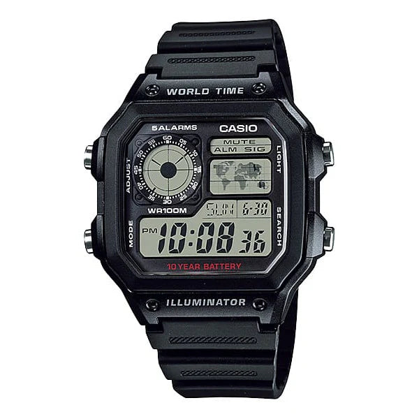 Casio Vintage AE1200WH-1A Watch in black