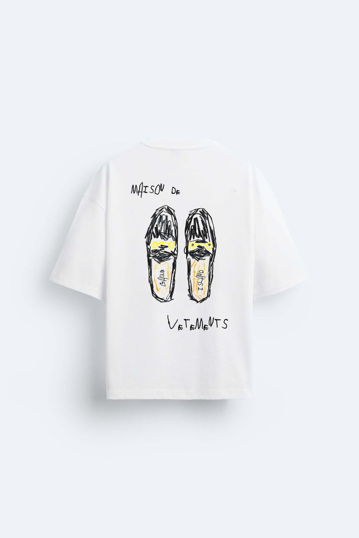 Garm Island Maison De Vetements Loafer Premium T-shirt in White