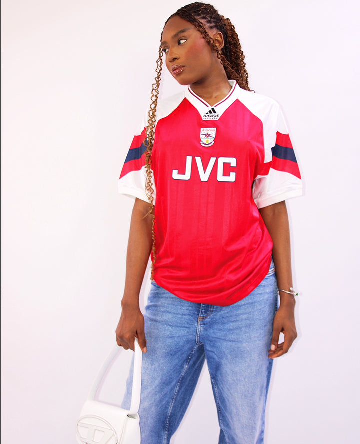 Arsenal Retro 1992-1994 Retro Home Jersey T-shirt in Red