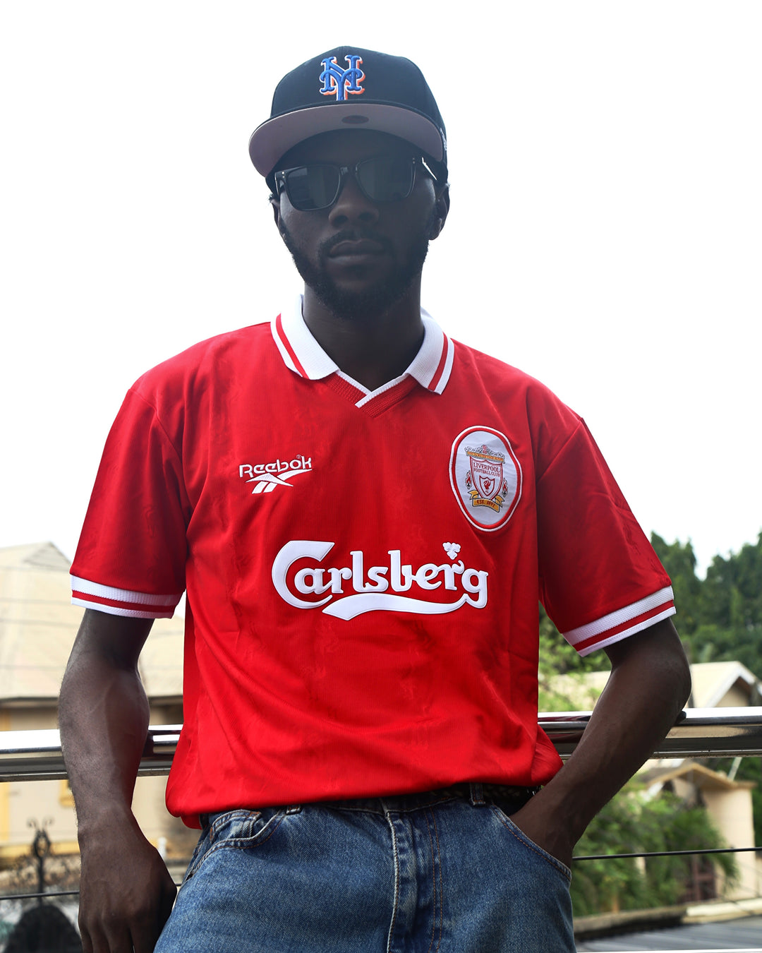 Liverpool Retro Jersey Home T-shirt in red