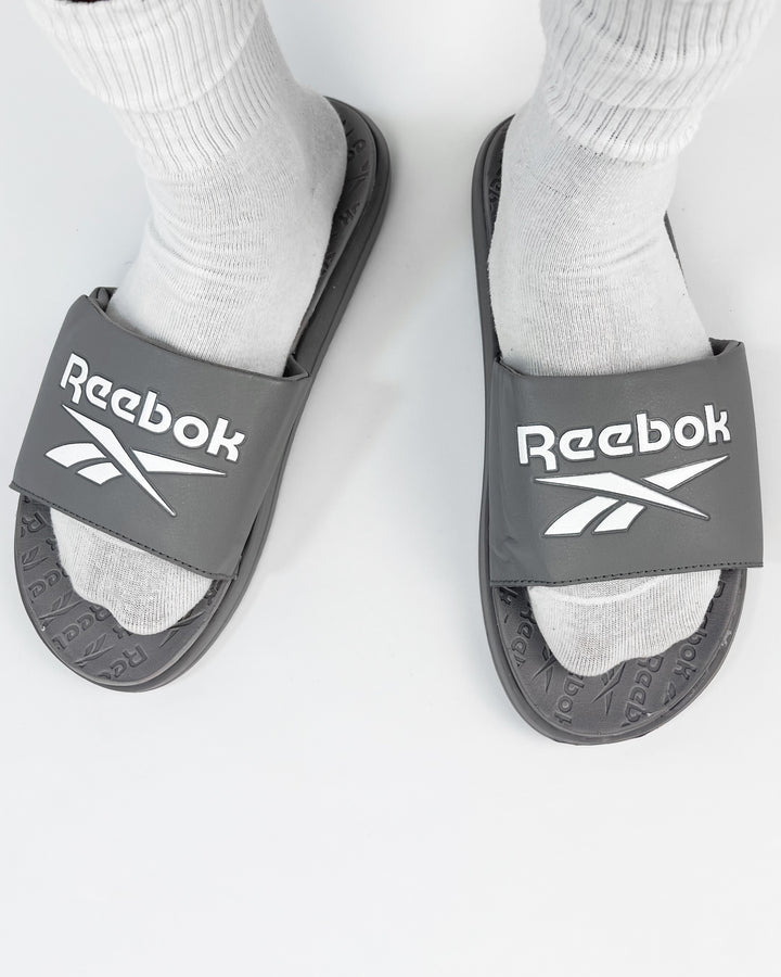 Reebok Dual Density Slides in Grey