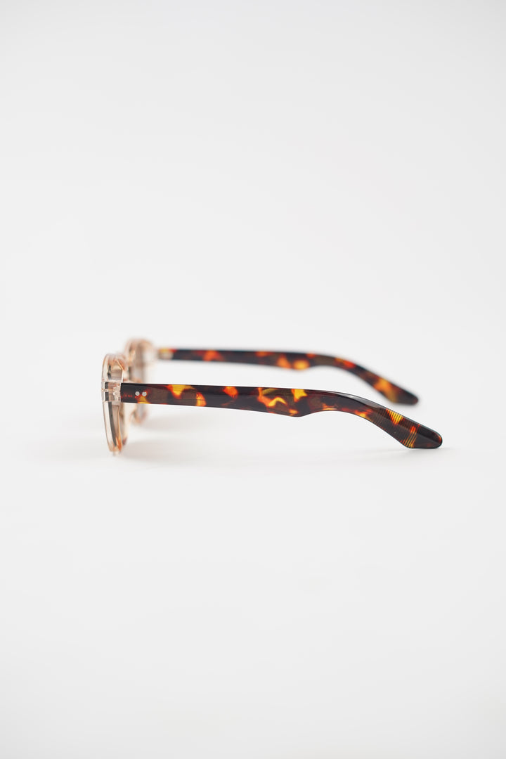 Geometric Vintage Sun glasses with Clear Rim