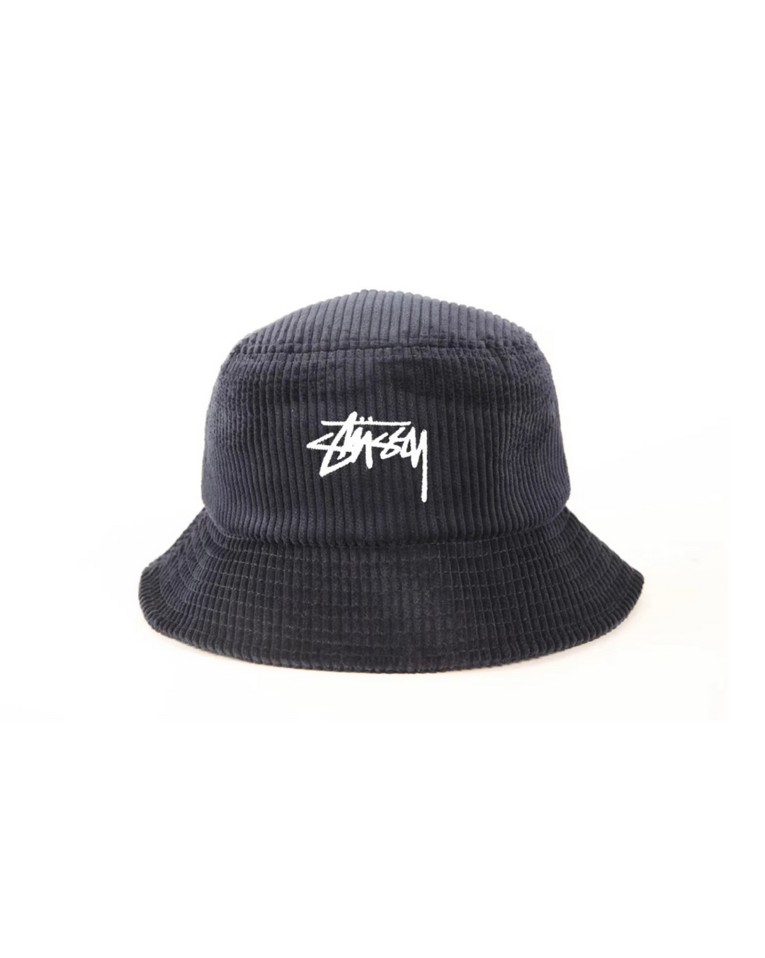 Stussy bucket hat in navy blue