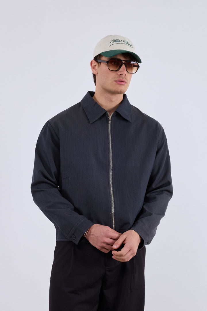 2512 Zip Along Jacket in Grey