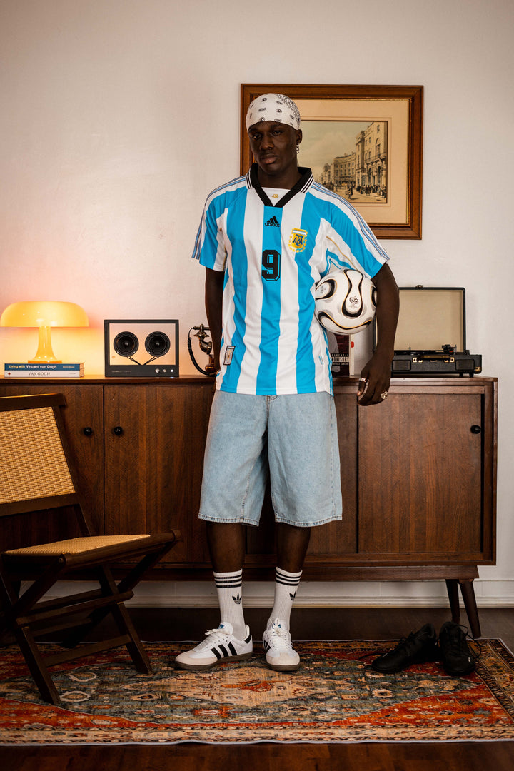 Retro Gabriel Batistuta Argentina 1998 Home Retro Jersey