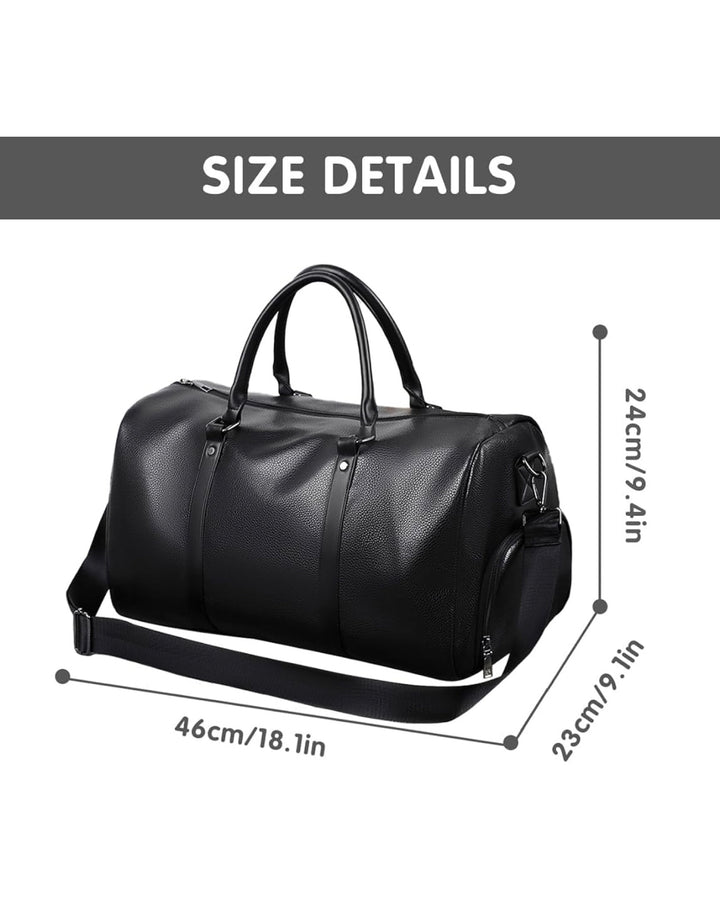 Garm Island Gentleman Duffel Bag in black