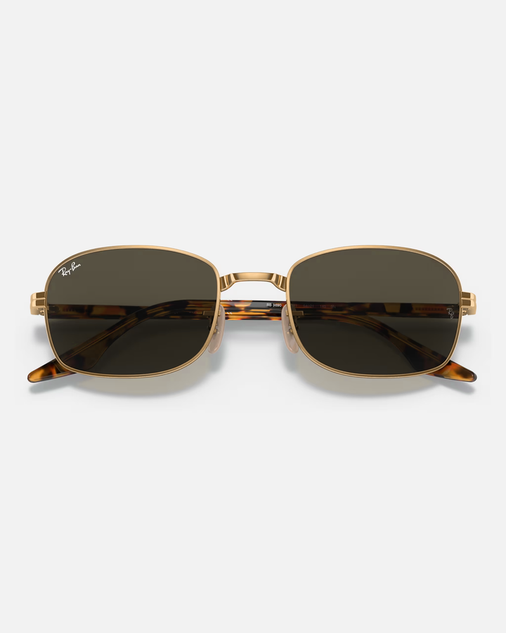 Ray Ban RB3690 Retro sun glasses in Polished Gold
